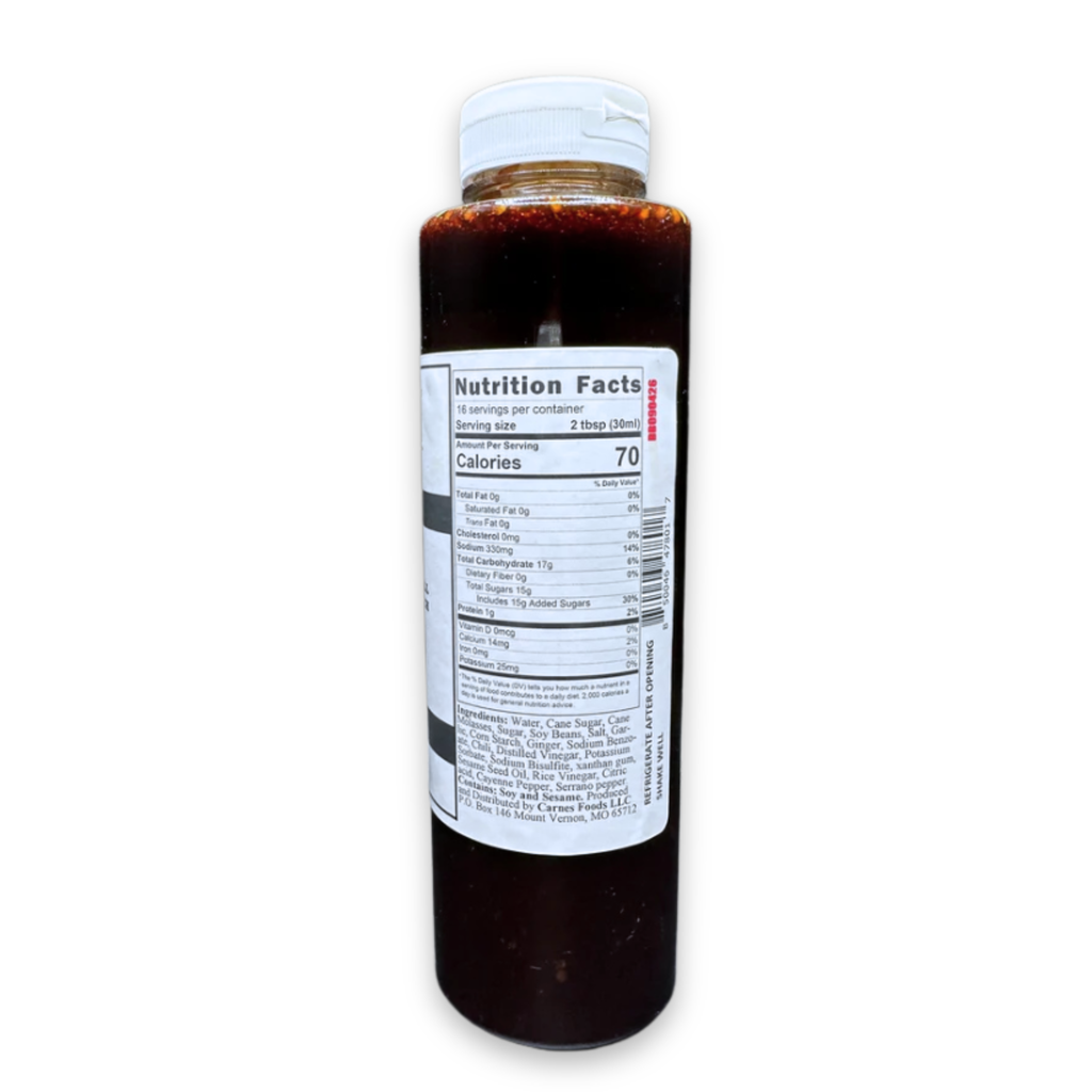 Blazin Mazin Asian Sauce 21oz Squeeze Bottle