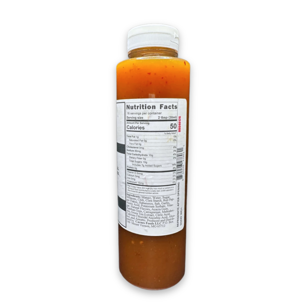 Fire Mango 19oz Squeeze Bottle