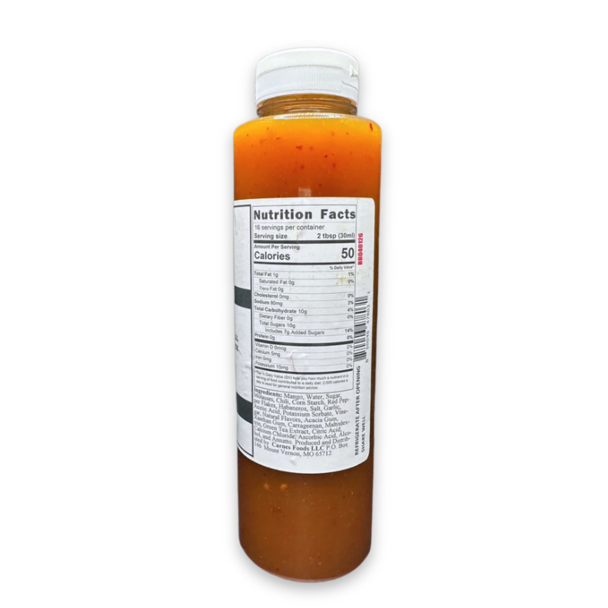 Fire Mango 19oz Squeeze Bottle