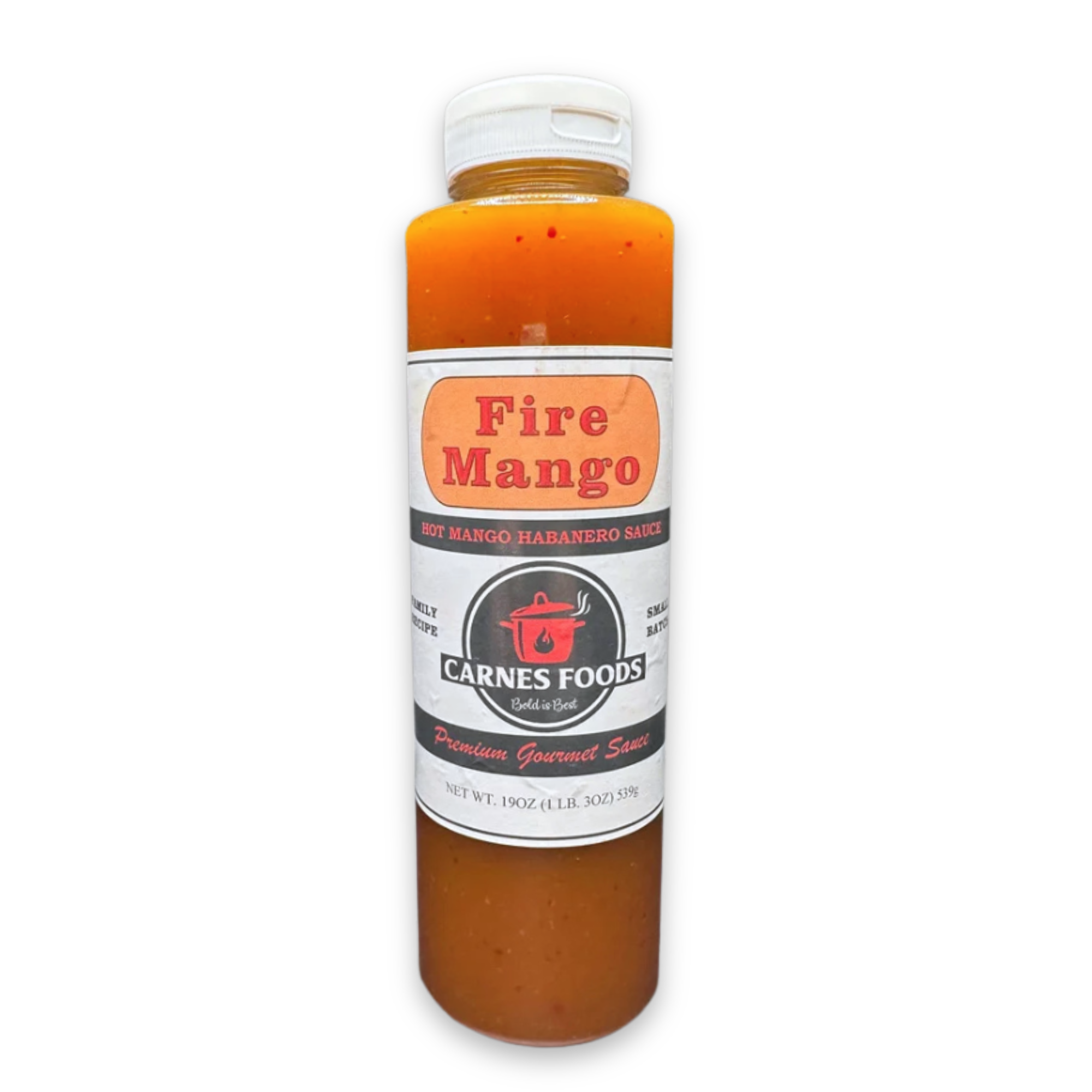 Fire Mango 19oz Squeeze Bottle