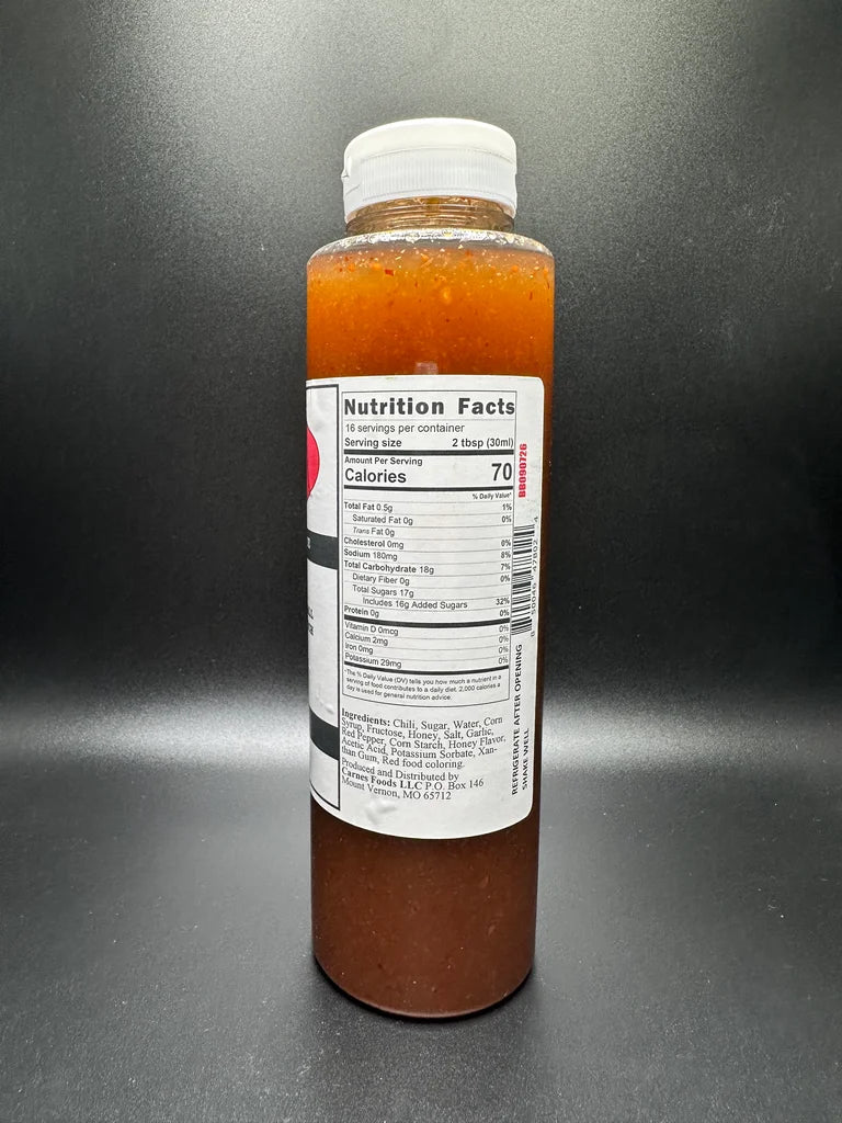 Honey Sriracha 21oz Squeeze Bottle