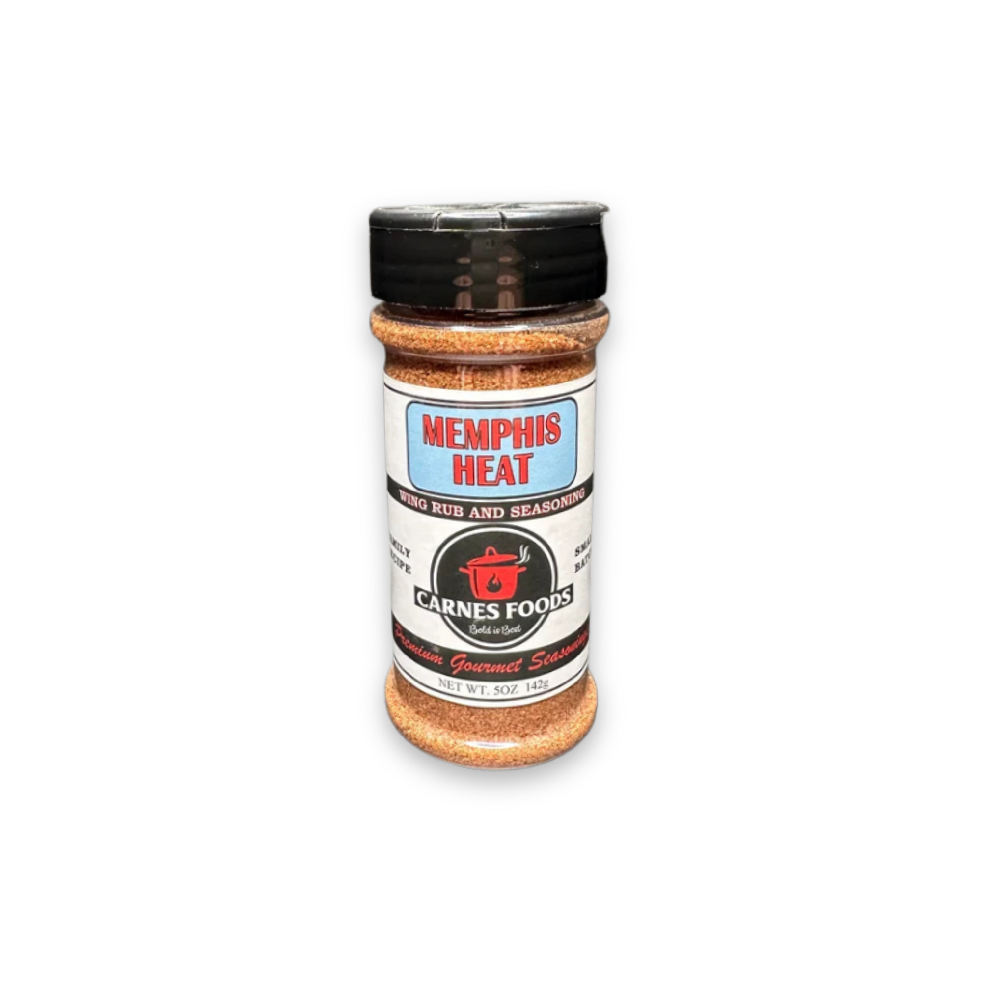 Memphis Heat 5oz Bottle with Duel Flapper Lid