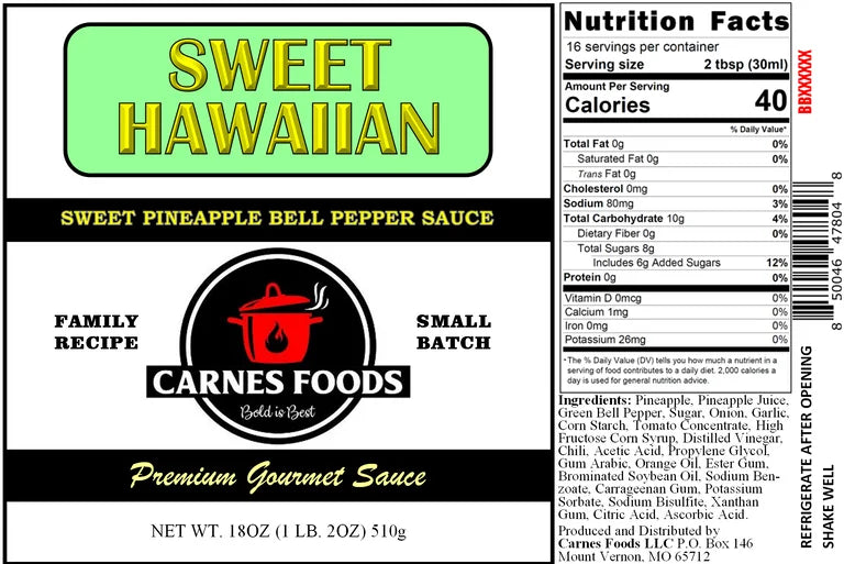 Sweet Hawaiian 18oz Squeeze Bottle